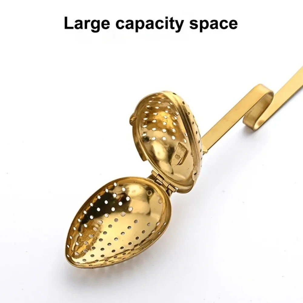 Stainless Steel Tea Infuser Strainer Reusable Spoon Shape Tea Filter Diffuser Mesh Strainer Fine Mesh Tea Strainer