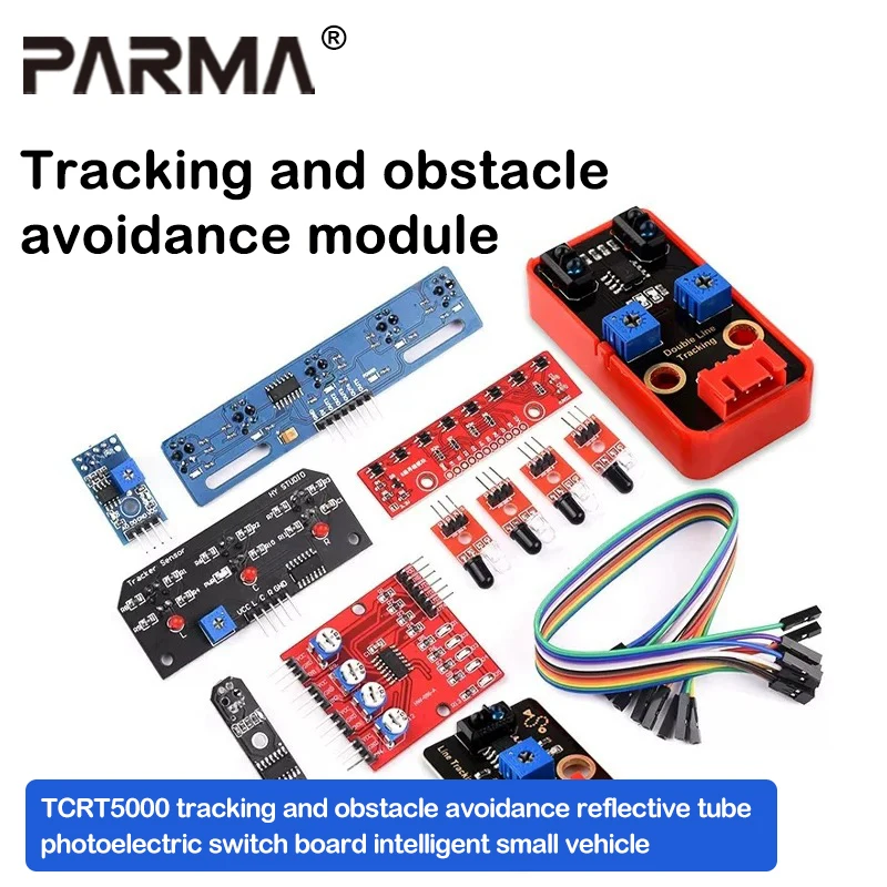 Infrared sensor module tracking TCRT5000 tracking obstacle avoidance reflective tube photoelectric switch board intelligent smal