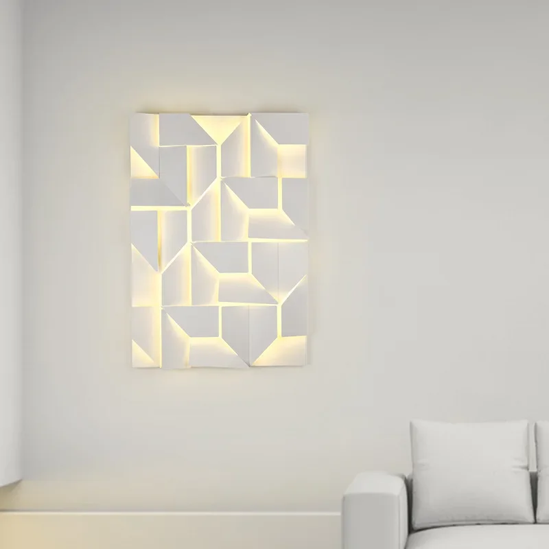 

Wall Lamp Background Aisle Bedroom Living Room Restaurant Model Indoor LED Decoor Sconce Lighting