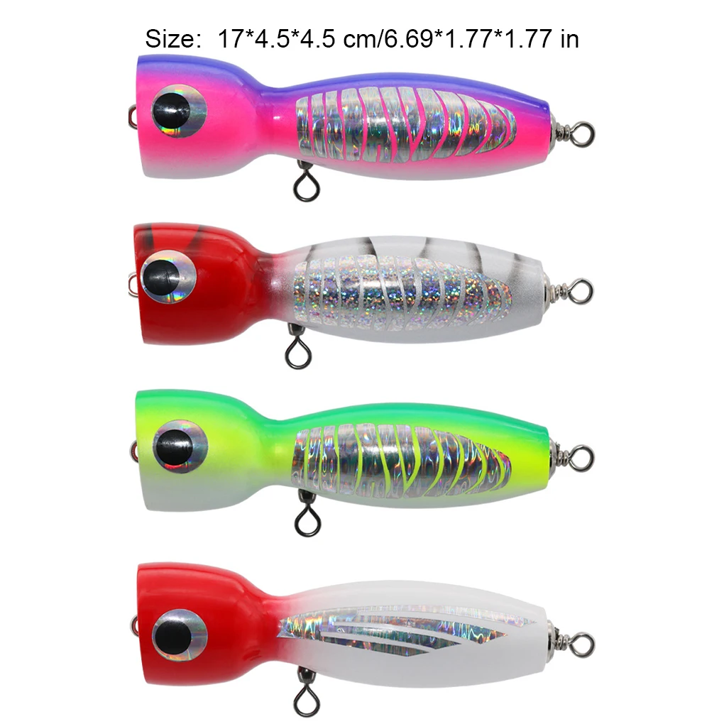 Fishing Bait Popper Simulation Fish Lure Colored Sport Goods Tuna