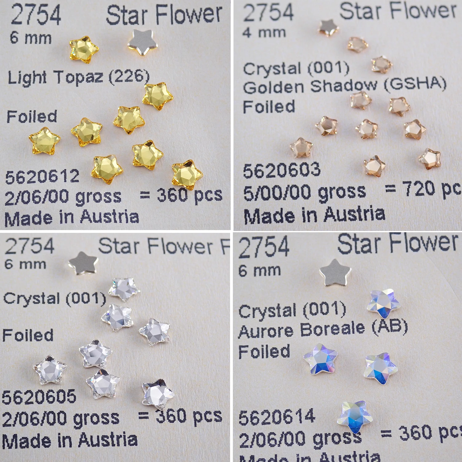 Genuine 2754 Star Flower Flat - Star Flat Back ulasan dan harga