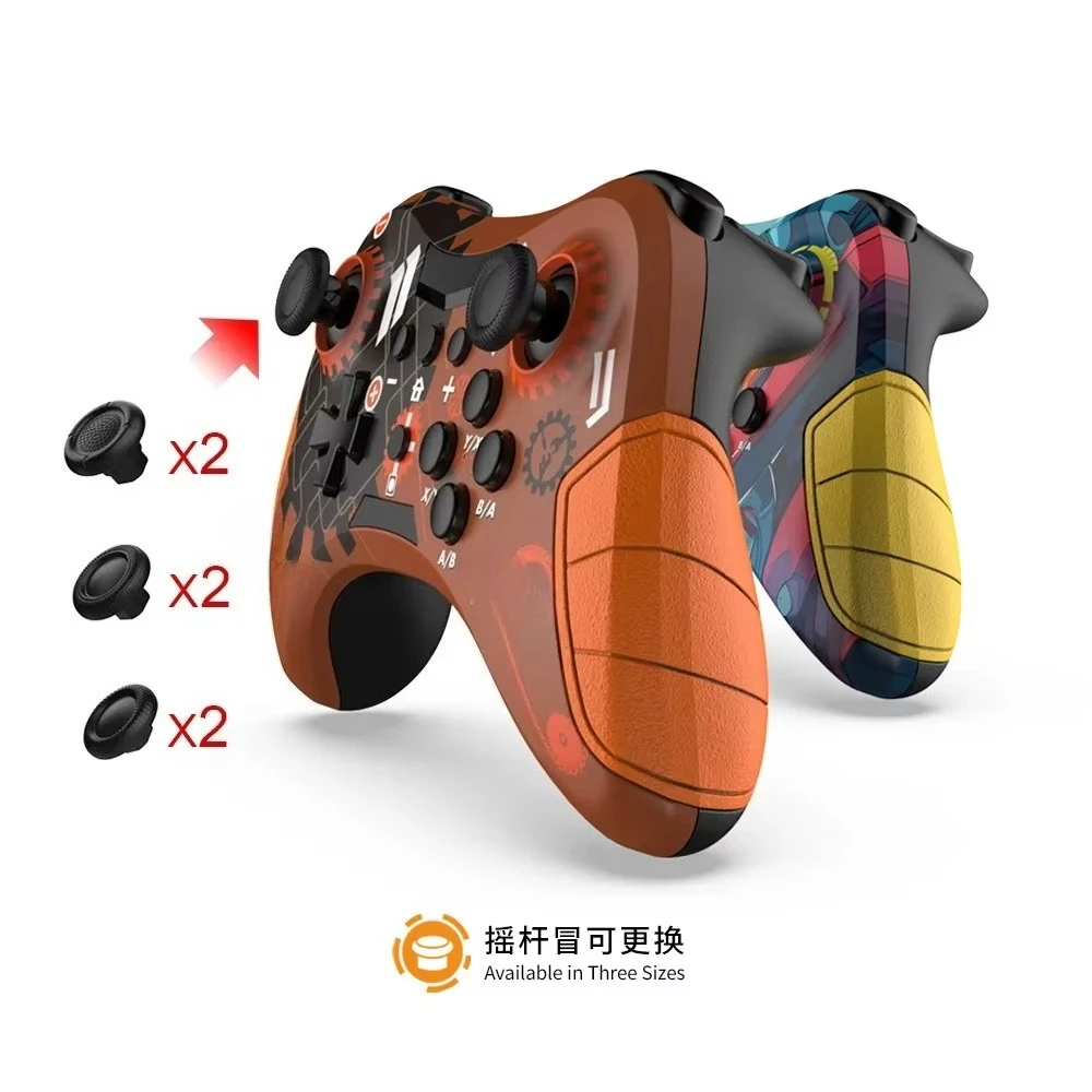 for TY-3839 Wireless Bluetooth Hall Linear Joystick Gamepad for Switch/PS3 Android iOS Win7 PC Mechanical Key Press Controller