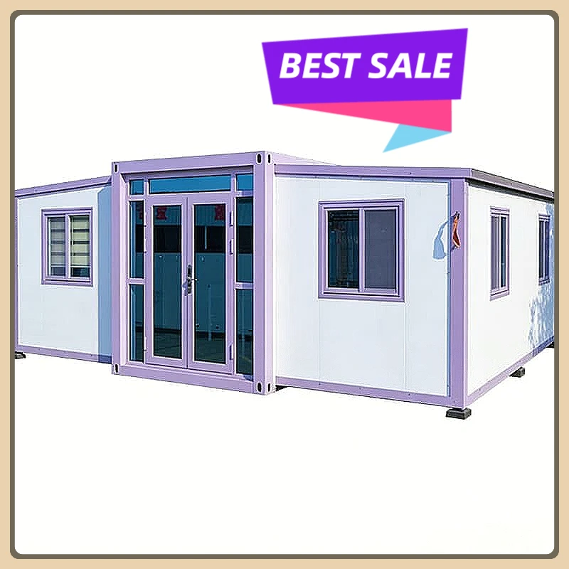 Custom High Quality Foldable Container House Container Folding House Expandable Prefabricated House Bedrooms and Living Room