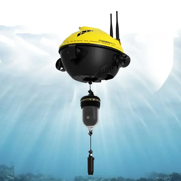 CHASING F1 Pro GPS Fishing Drone 4K Camera Depth Of 787 Inches Mobile APP Available Live Broadcasting Underwater Camera