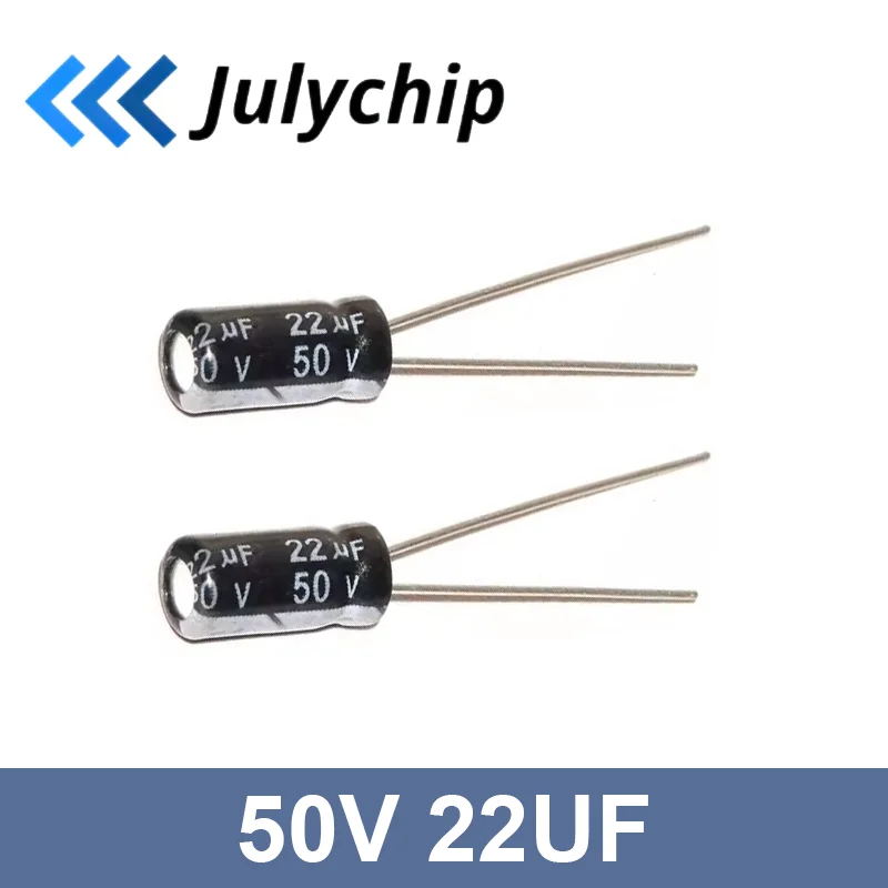 

20pcs/lot 50V 22UF Aluminum Electrolytic Capacitor Size 5*11 22UF 20%