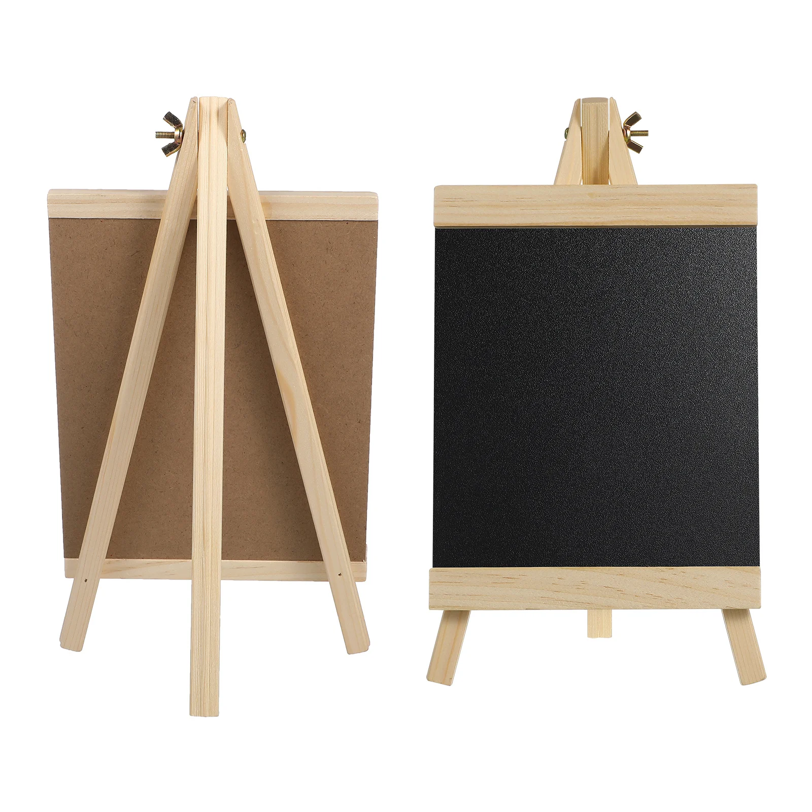 

Freestanding Wooden Chalkboard Wedding Message Sign Tabletop Chalk Boards Premium Long Life Easy Wipe Off