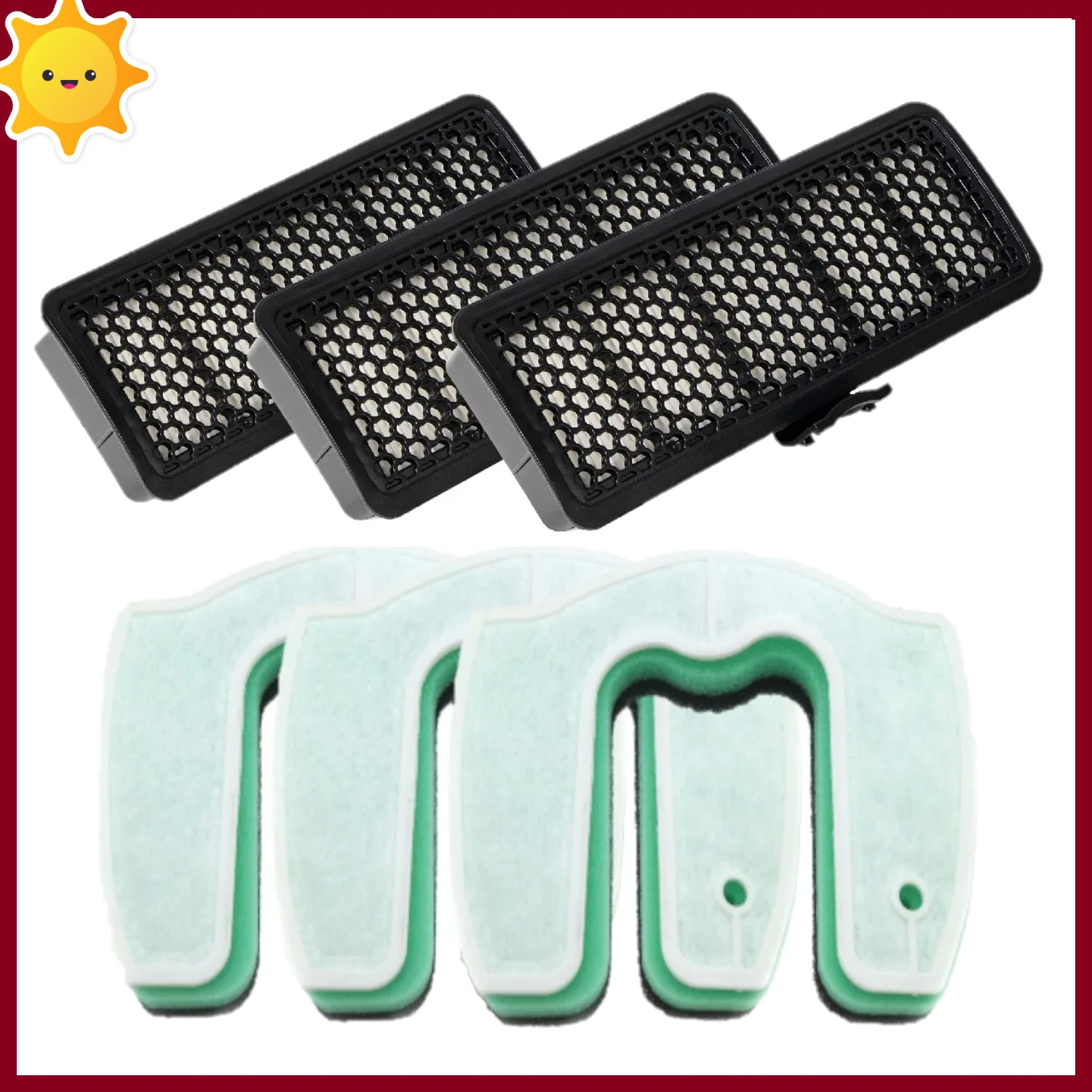 ADQ73573301 HEPA Filter + MDJ63408601 Motor Filter For LG Handheld Auto Vacuum Cleaner VC42 VC53 VK75 VK76 VC4220 VK5320 Series
