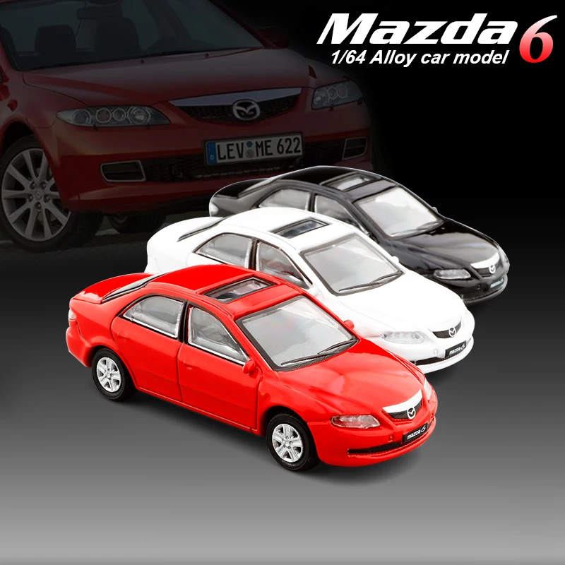 1:64 MAZDA 6 Alloy Car Model Diecast Toy Vehicle Metal Car Model Kids Toy Gift Collection