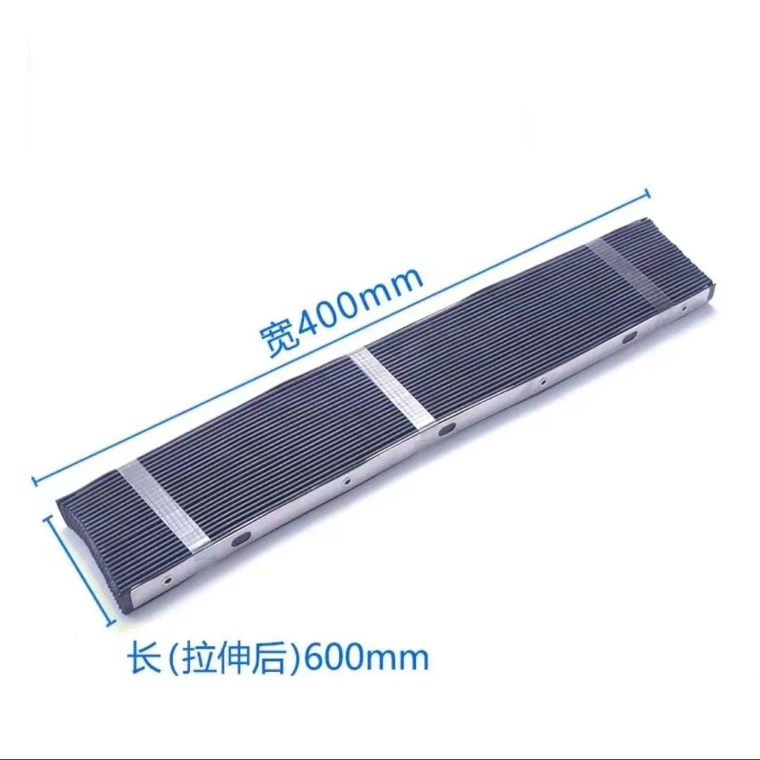 Bridgeport 밀링 머신 부품 아코디언 유형 웨이 밀 고무 커버 400*600 선반 기계 CNC 밀링 1Pc 베스트 셀러