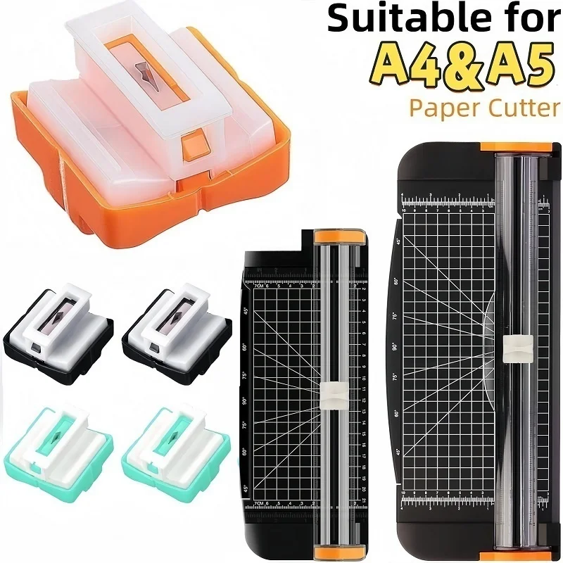 Ручные сменные лезвия для бумаги A4/A5, запасной нож для триммера, настольный резак, металлическое лезвие для DIY фото триммеров, принадлежности для скрапбукинга