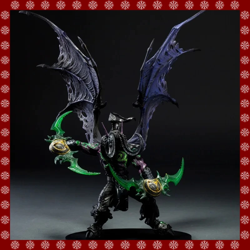 

2026 New 22cm Game Wow Demon Hunter illidan Stormrage PVC Action Figure Toys Anime peripheral dolls birthday gifts for boys