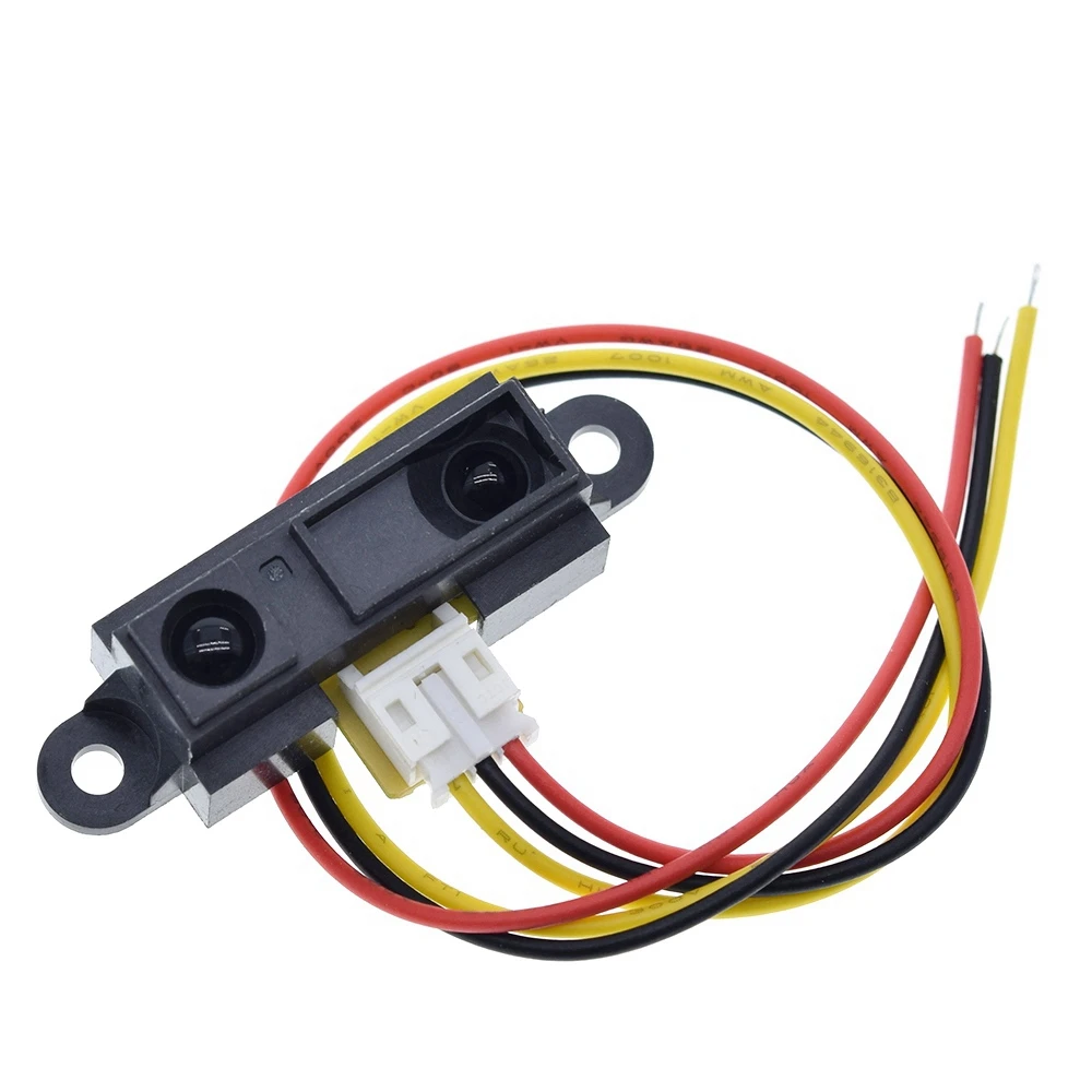 1/2/5pcs GP2Y0A21YK0F 100% NEW 2Y0A21 10-80cm Infrared distance sensors INCLUDING WIRE