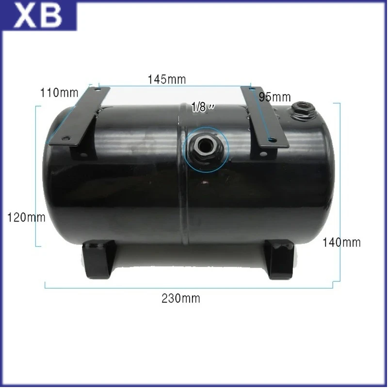 AS18B AS186 Model Air Pump Airs Storage Tank Airs Compressor Spray Pump 3.5L 4 Holes Air Tank