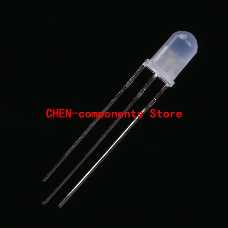 100PCS F5 5MM Fog-Like LED Red Emerald Green Color Common Anode Common Cathode Light-Emitting Diode Two-Color Indicator Light