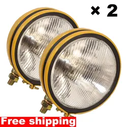 Pair Headlight Head Lamp Light for Replacement of Massey Ferguson 35 65 765 David Brown Tractor