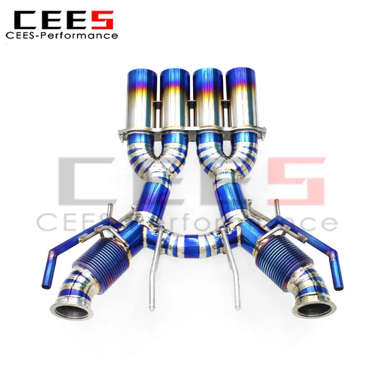 

cees Axle Catback Exhaust Pipe for Mclaren 765LT 4.0T 2020+ Performance New Design Tuning Racing Exhaust Pipe Muffler System