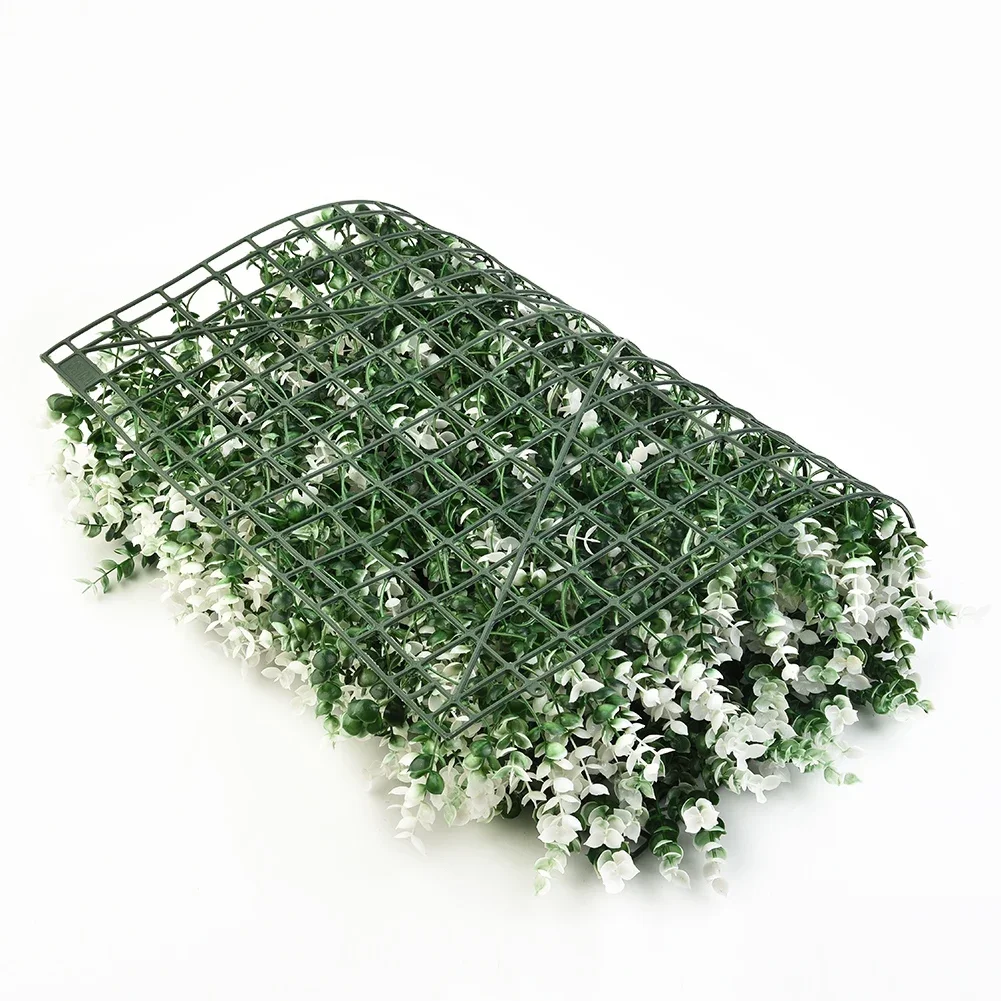 1x 40x60cm Artificial Green Grass Square Plastic Lawn Plant Living Room Background Artificial Lawn Decoration Home Wall Decor