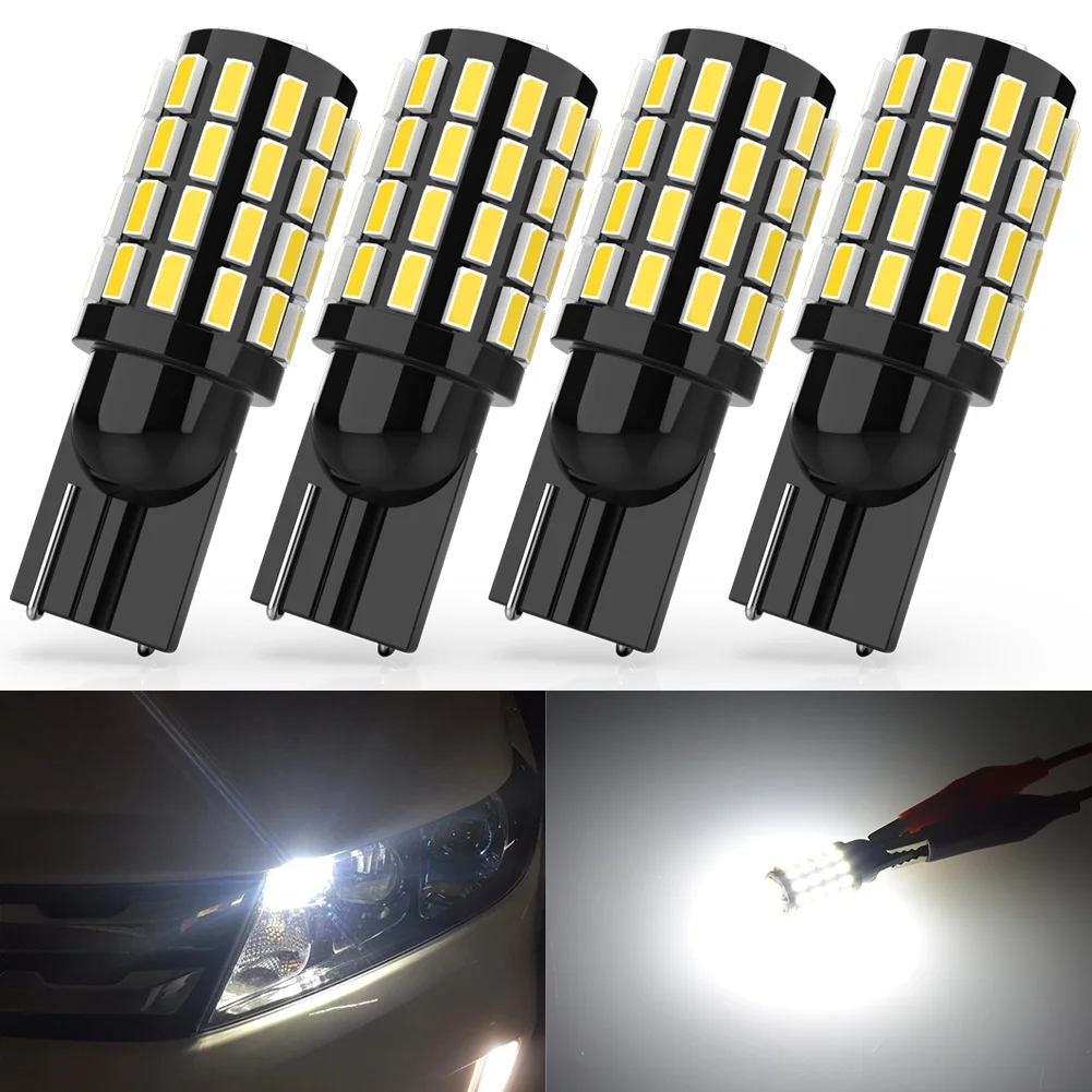 4pcs T10 W5W LED Map Light Reading Light Canbus No Error Plug and Play DC 12V For Lada Vesta Niva Kalina Priora Granta Largus