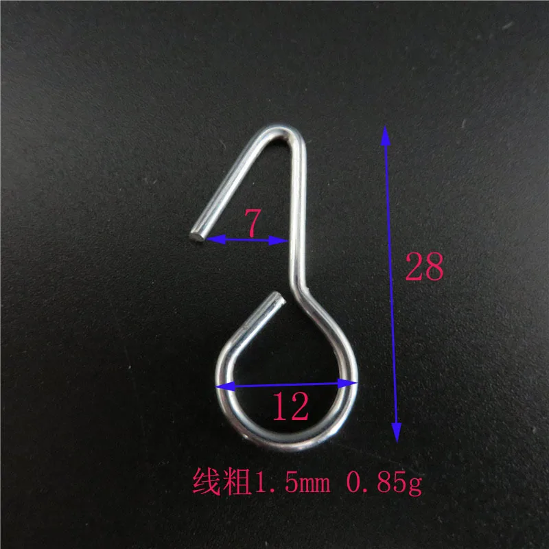 50pcs 1.5cm*28mm Car Seat Hook Metal S-shaped Hook Multi-functional Car Seat Cover Fixing Hook S Shaped Seat Cover Fastener