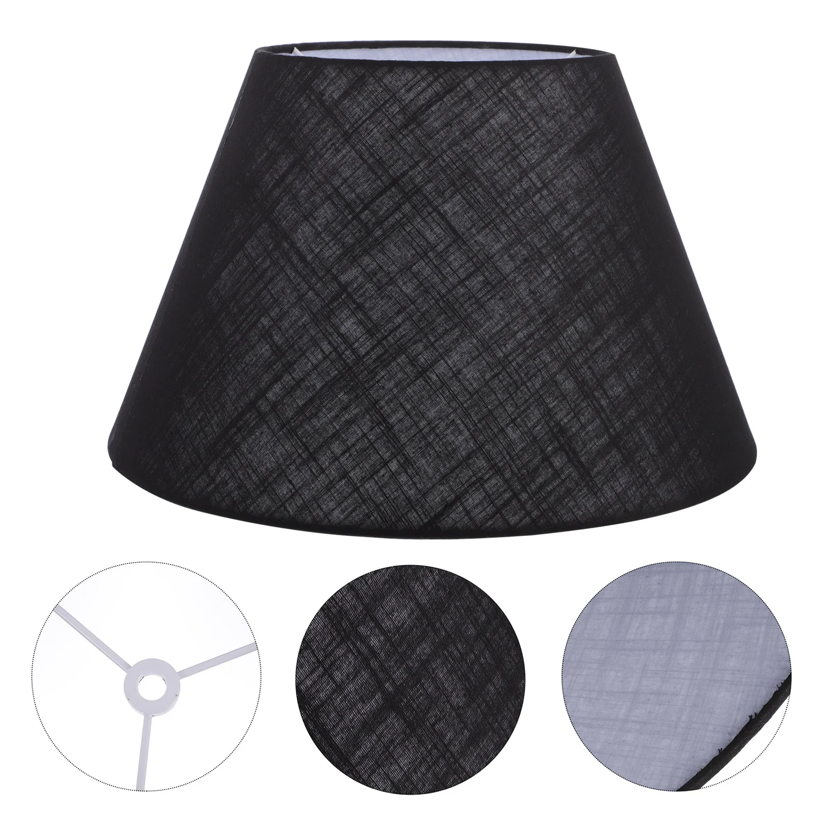 

1pcs Cloth Lamp Shade Checkered Design Dust Proof For Ceiling Wall Floor Lamp Decorative Light Cover Warm Lighting