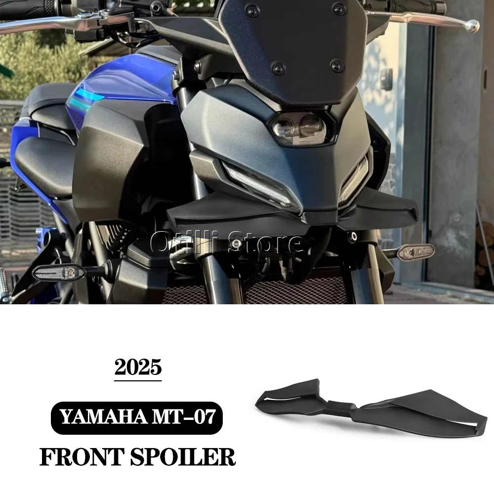 

MT07 2025 спортивные прижимные передние спойлеры, аэродинамический дефлектор крыла, аксессуары для мотоциклов для YAMAHA MT-07 MT 07 mt07