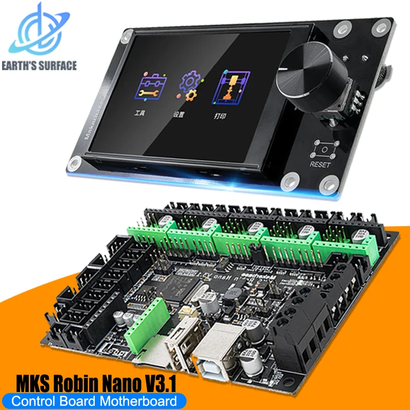 

MKS Robin Nano V3.1 32bit Controller Motherboard TMC2209 MKS TS35 Touch Screen for Ender3 WIFI Module 3D Printer Control Parts