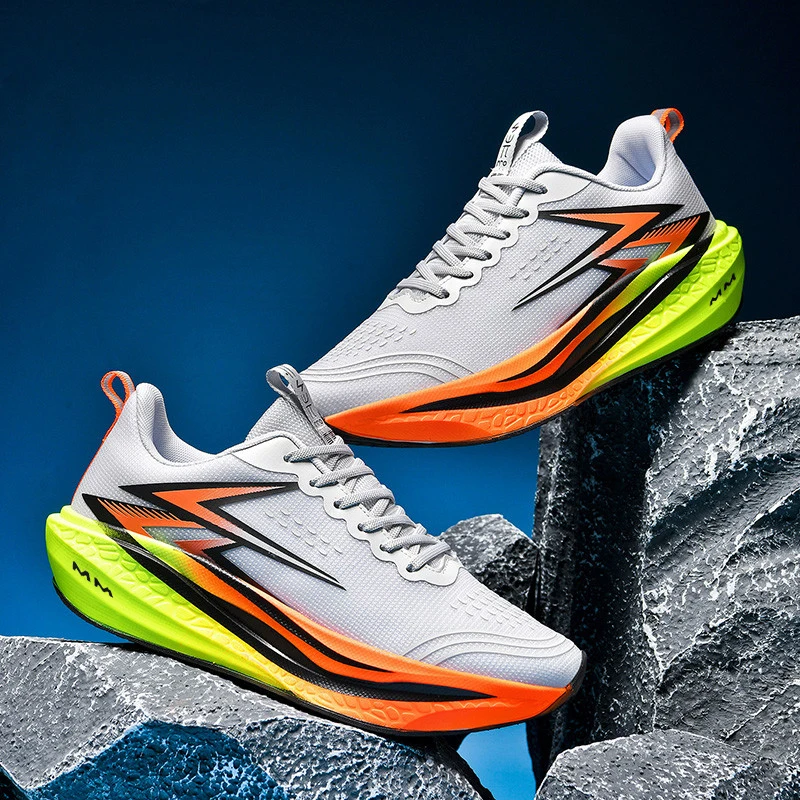  Marathon-Laufschuhe für Herren, Carbon-Platte, Spezial-Sportschuhe, atmungsaktiv, leicht, bequeme Damen-Sneaker für Freizeit und Sport – Detail 2