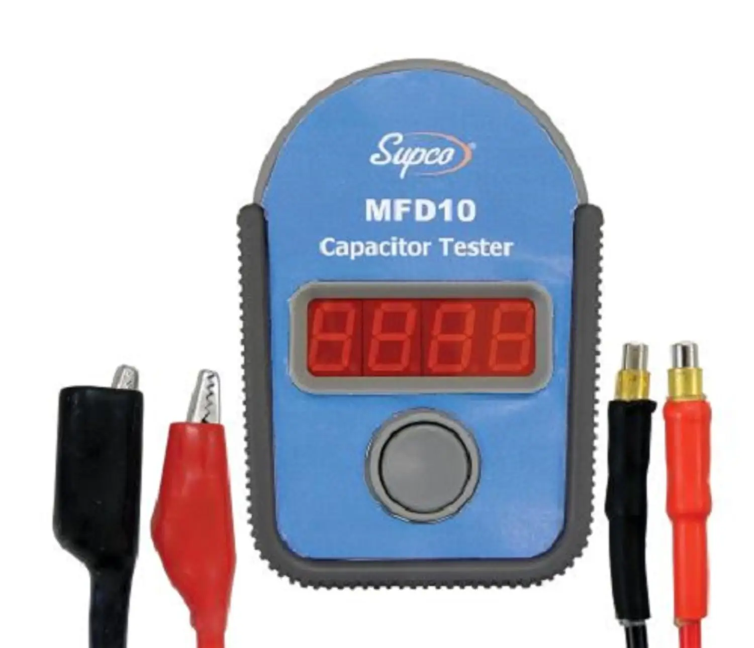 MFD10 Digital Capacitor Tester with LED Display, 0.01 to 10000mF Range, 5% Accuracy
