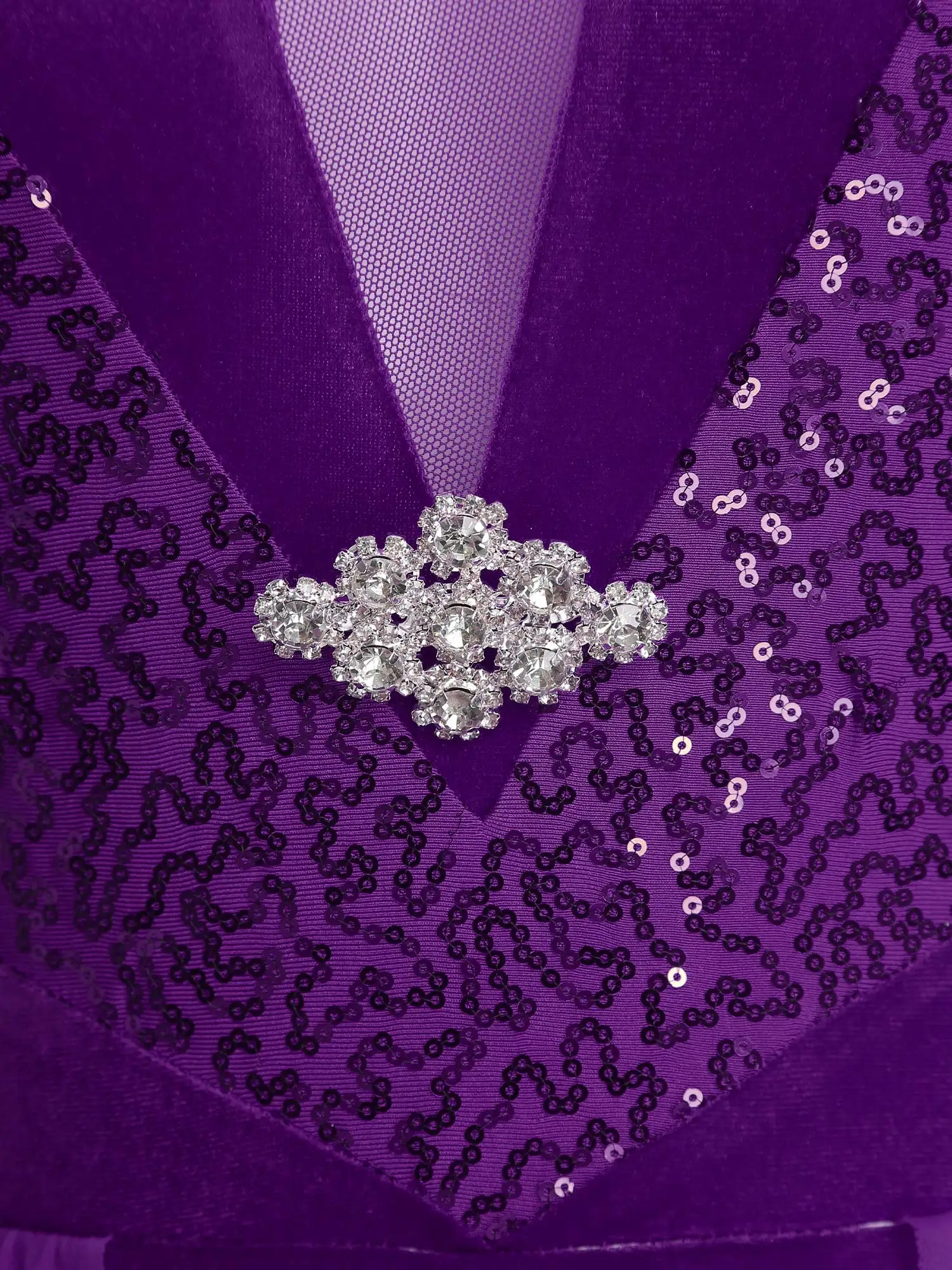 المرأة فستان رقص غنائي الحديثة المعاصرة ملابس رقص الترتر الرسن أكمام فستان ماكسي الباليه الجمباز يوتار فستان