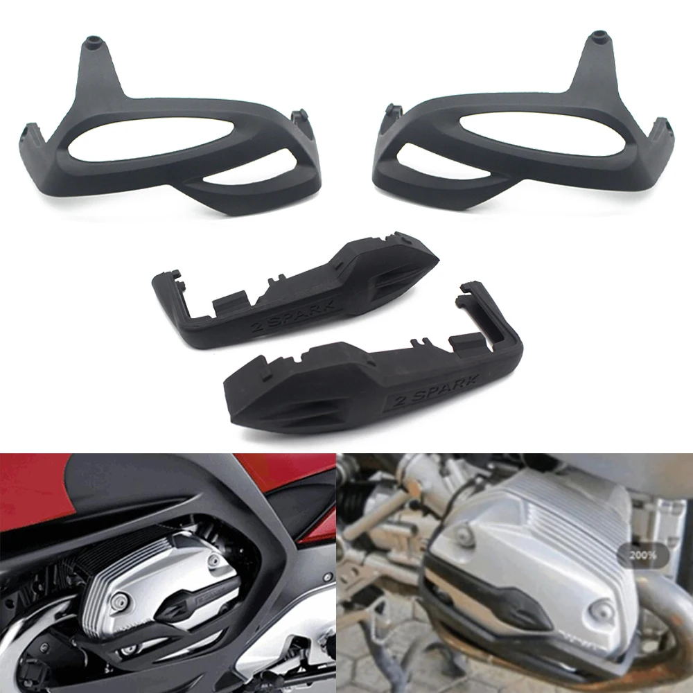 Cubierta de bujía para capó de motocicleta, cubierta lateral anticaída para BMW R1200GS R1200R R1200RT R1200S R1200 R S RT GS ST