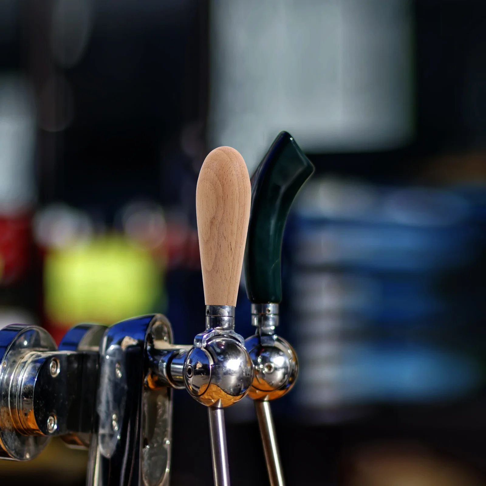 

Wooden Beer Tap Handle Rustic Solid Wood Classic Keg Knob Replacement Beer Faucet Handle for Bars Pubs Breweries