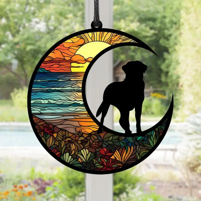 Pet Memorial Ornaments For Dogs Pet Memorial Decor Colorful Dog Christmas Ornaments Pet Supplies Dog Sympathy Ornaments For