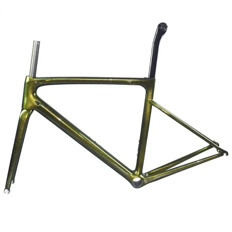 

Airwolf New T1100 Carbon Road Frame 700*25c Bottom Bracket PF30 Carbon Bike Frame 130*9mm Disc Brake Bicycle Frame