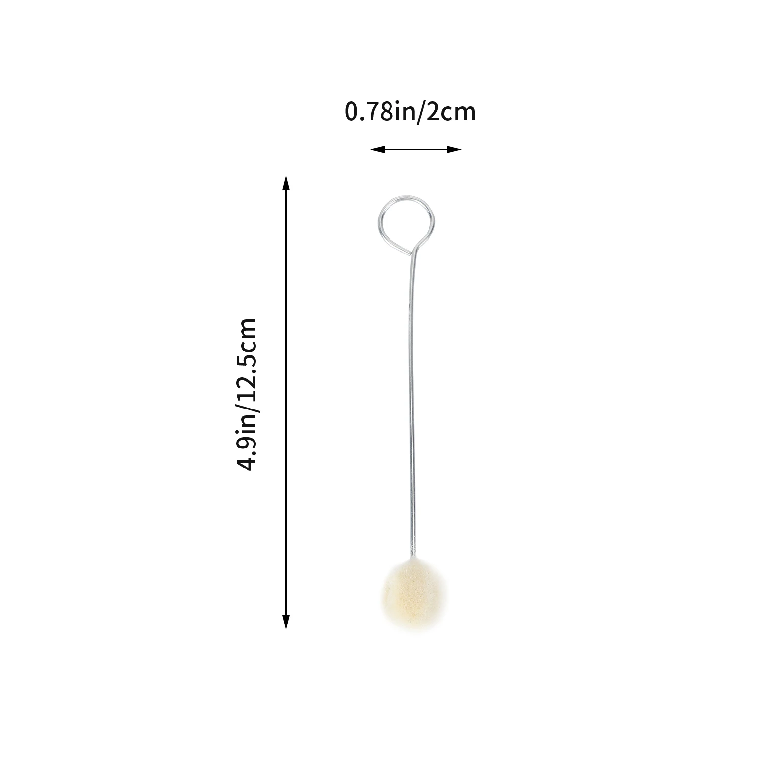 Wool Daubers with Metal Handle Wool Balls Painting Brush Dyeing Dauber Tool multiuse Sponge Paint clean Brushes