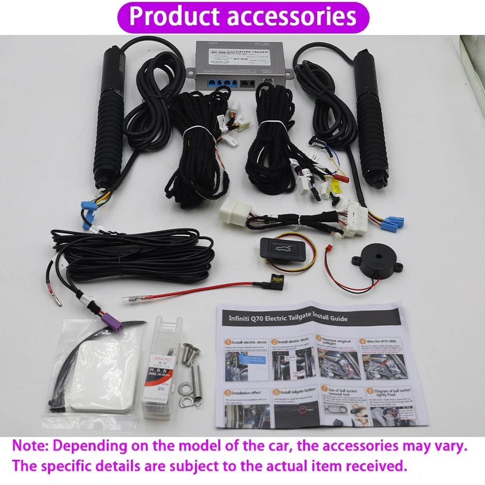 for Infiniti G Line G37 Q60 Coupe 2008-2015 Electric Powered Tailgate Power Liftgate Automatic Tailgate System With Foot Sensor