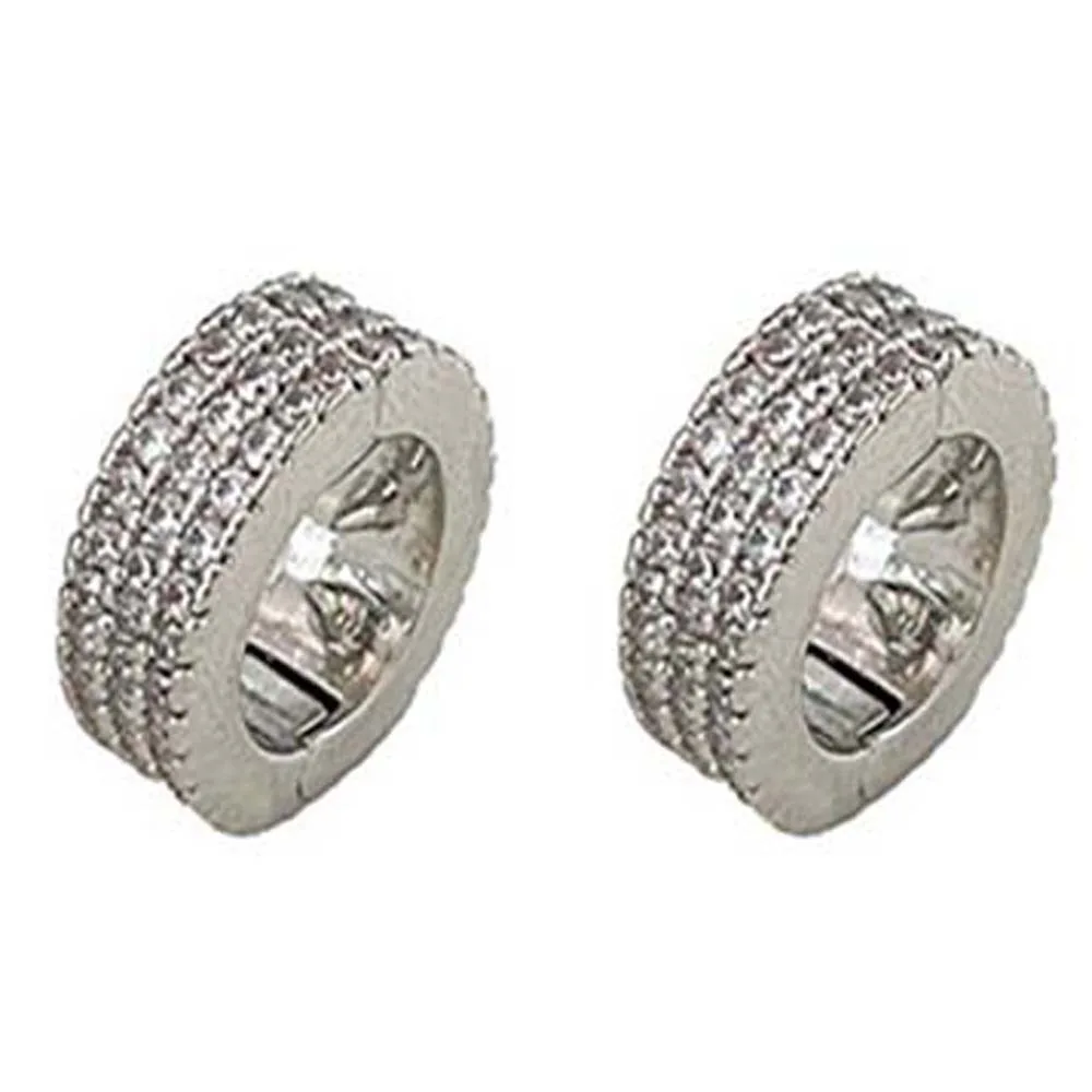

2/4/6pcs/set Y2K Hair Braid Tubes Hair Braiding Metal Clips Silver Round Hairclasp Headwear Mini Hair Ring for Braids
