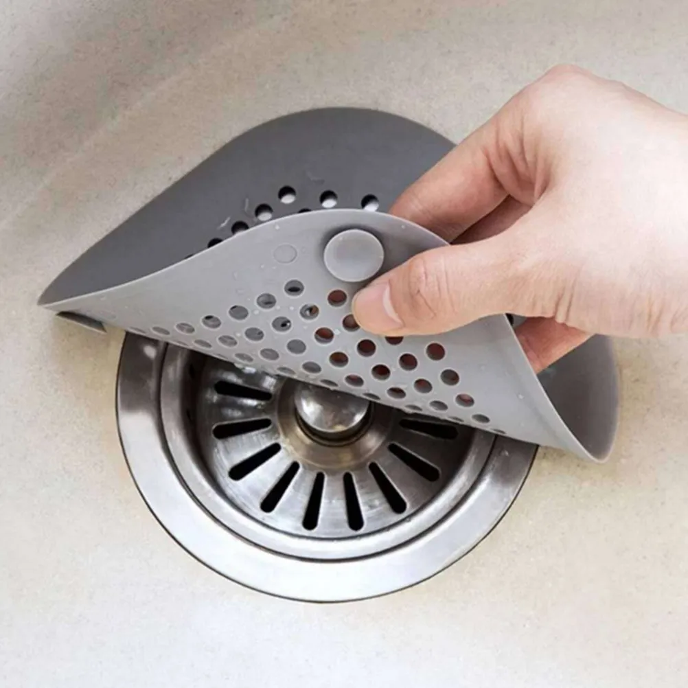 4Pcs TPR Floor Drain Cover for Kitchen Bathroom Laundry – Anti-Clog Hair Catcher & Odor Barrier