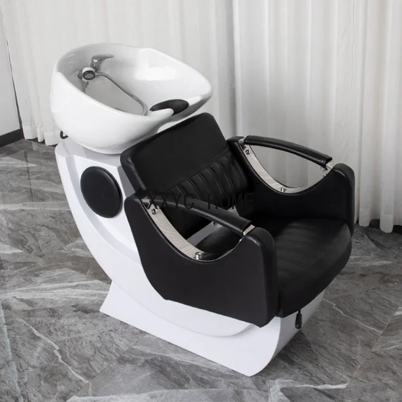 

Japanese Hairdressing Shampoo Bed Hair Wash Head Spa Luxury Shampoo Chairs Comfort Shower Sink Silla Peluqueria Beauty Furniture
