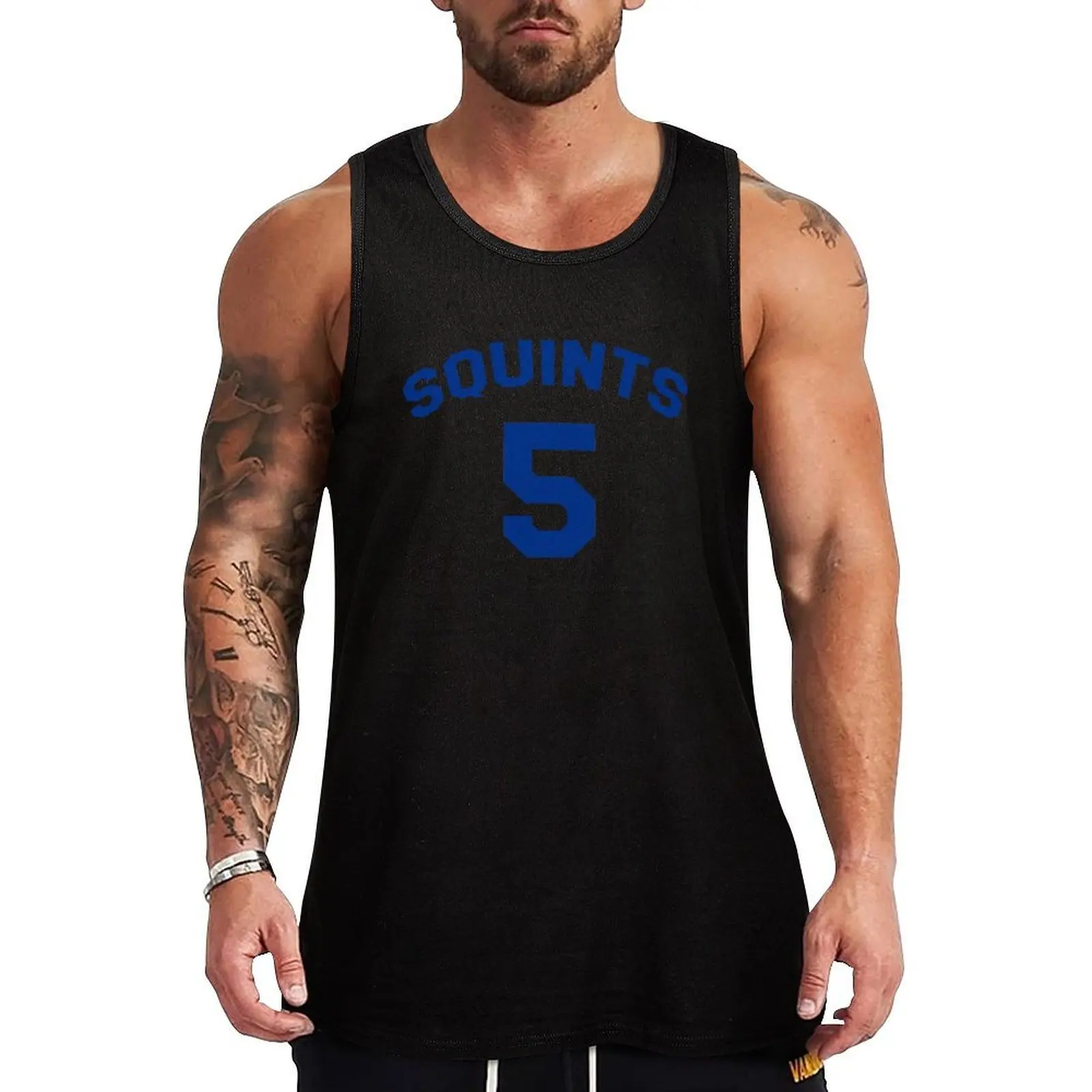 The Sandlot Jersey - Squints 5 Tank Top Casual Graphic Tank Top Print Design Sleeveless Top