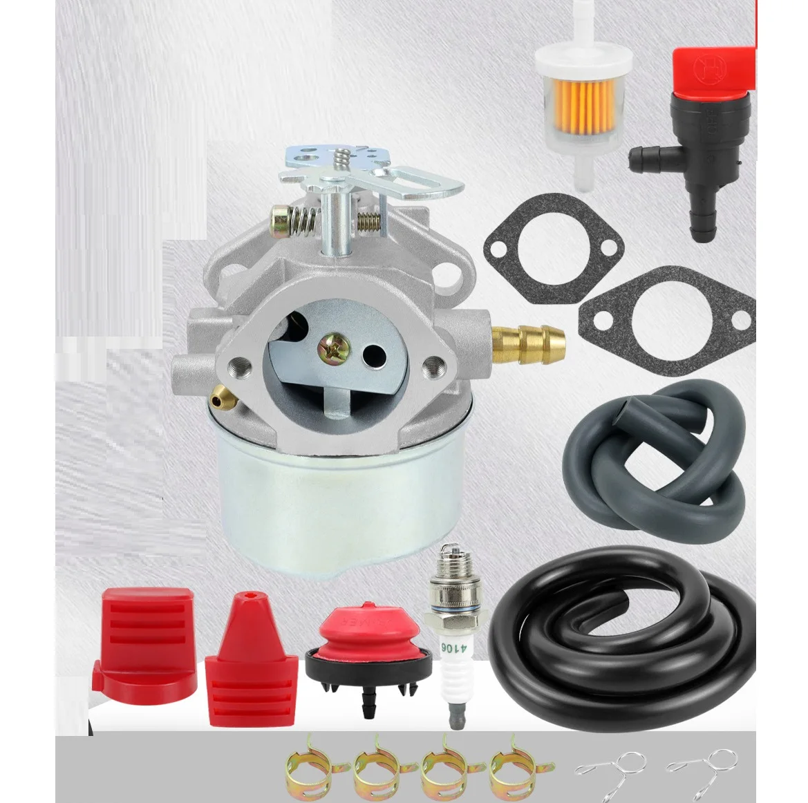 Snow Blower Carburetor For HMSK80 HMSK90 HMSK100 Efficient Air Fuel Mixture Aluminum Plastic Rubber Material Easy Installation