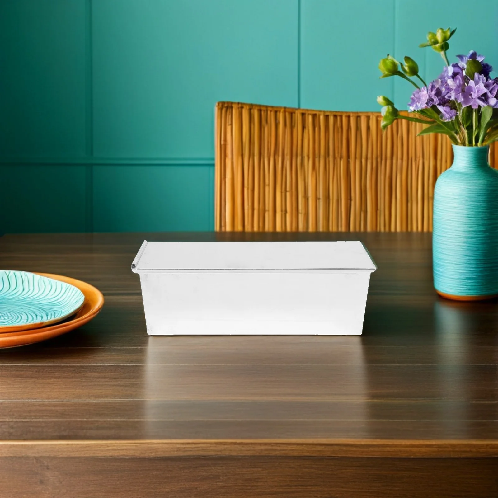 

Bread Box Mold Loaf Pan With Lid Nonstick Aluminum Alloy Baking Pan For Toast Bread Cake Kitchen Use Large Capacity