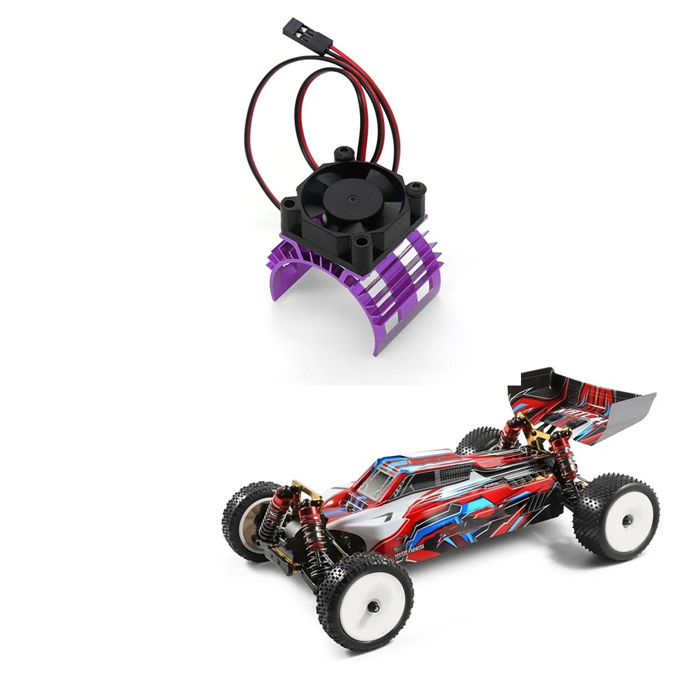 

Для WLtoys A959-B 144001 124019 Радиоуправляемая крышка радиатора двигателя из алюминиевого сплава с охлаждающим вентилятором для двигателя 540 550 3650, 2JAS