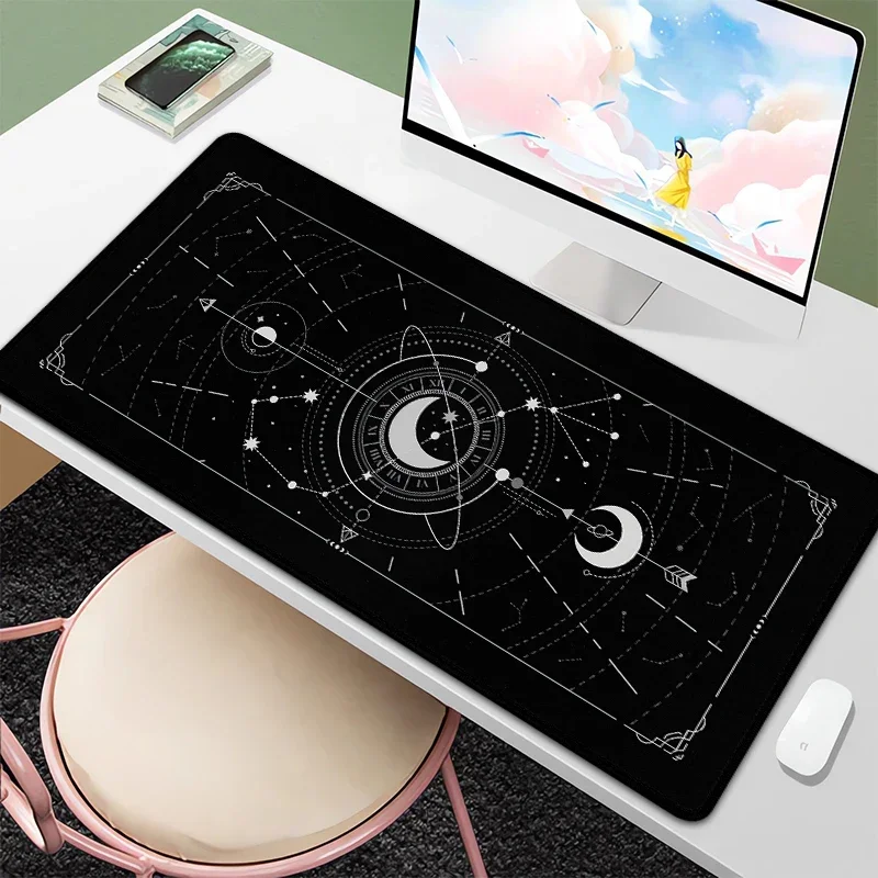 Mouse Pad Mystery Constellations Desk Computer HD Tarot Card Kawaii Cushion Gamer Accessories Cute Rubber Non-Slip Rug 800x400