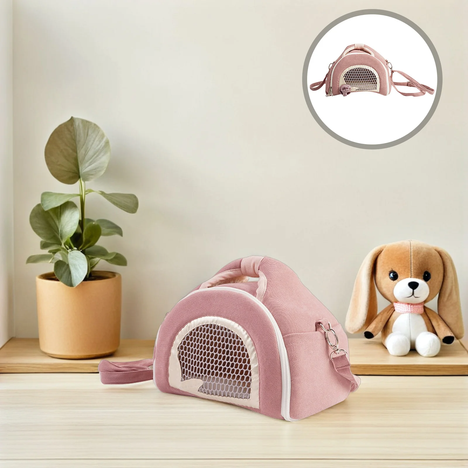 

Breathable Pets Handbag Small Animal Carrier Pouch for Hamster Sugar Glider Rat Outdoor Walk Comfortable Temperature Control