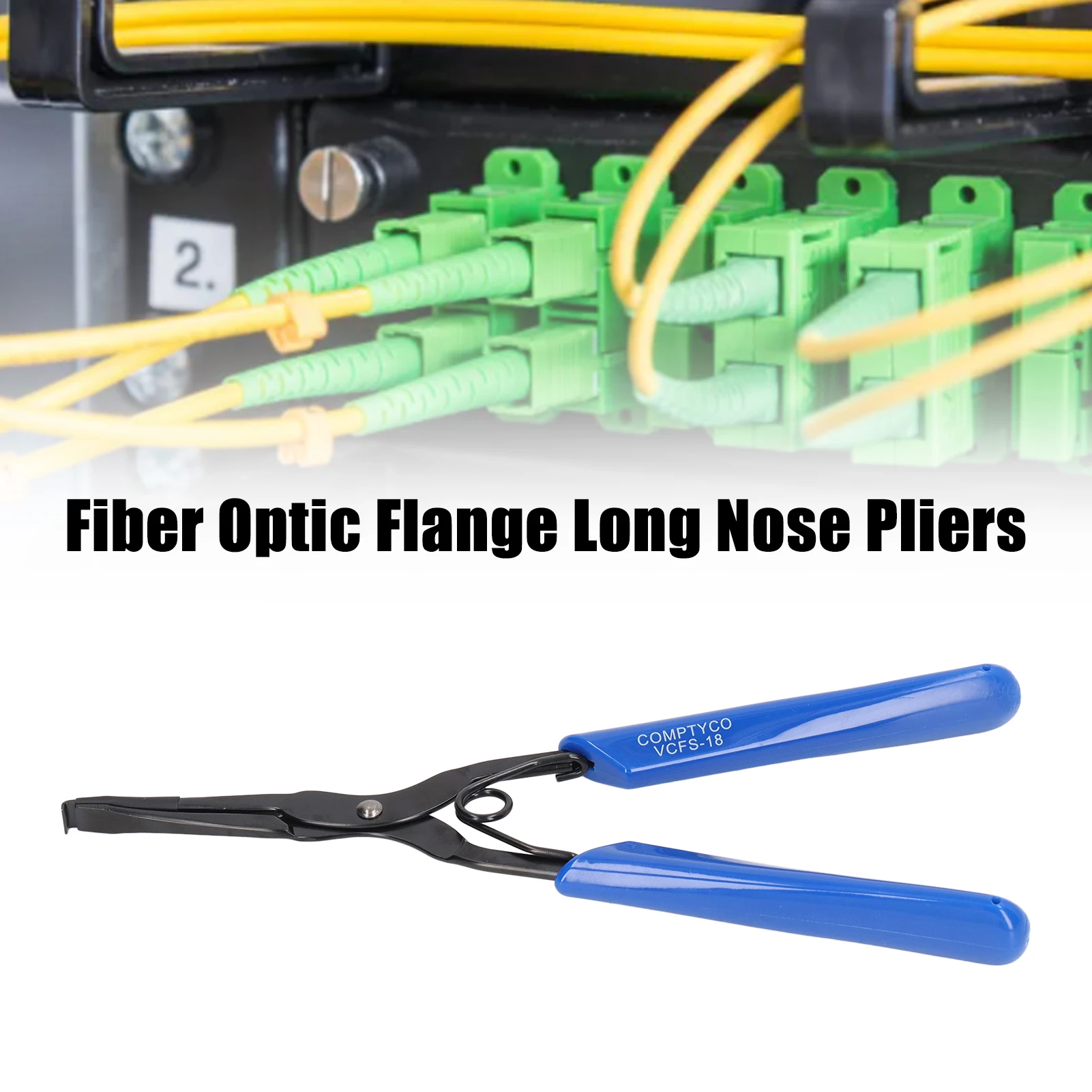 Optical  Flange Long Nose Pliers  Connector Inserting Extracting Tool Non Slip Handle  Optic Connector Tool