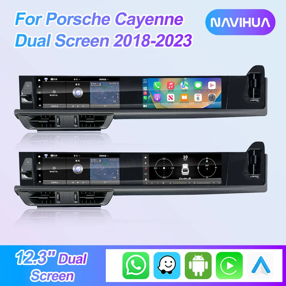 وصول جديد لبورشه كايين 2018 2023 راديو السيارة الاندورويد ستيريو مساعد الطيار الترفيه شاشة الركاب Carplay الملاحة