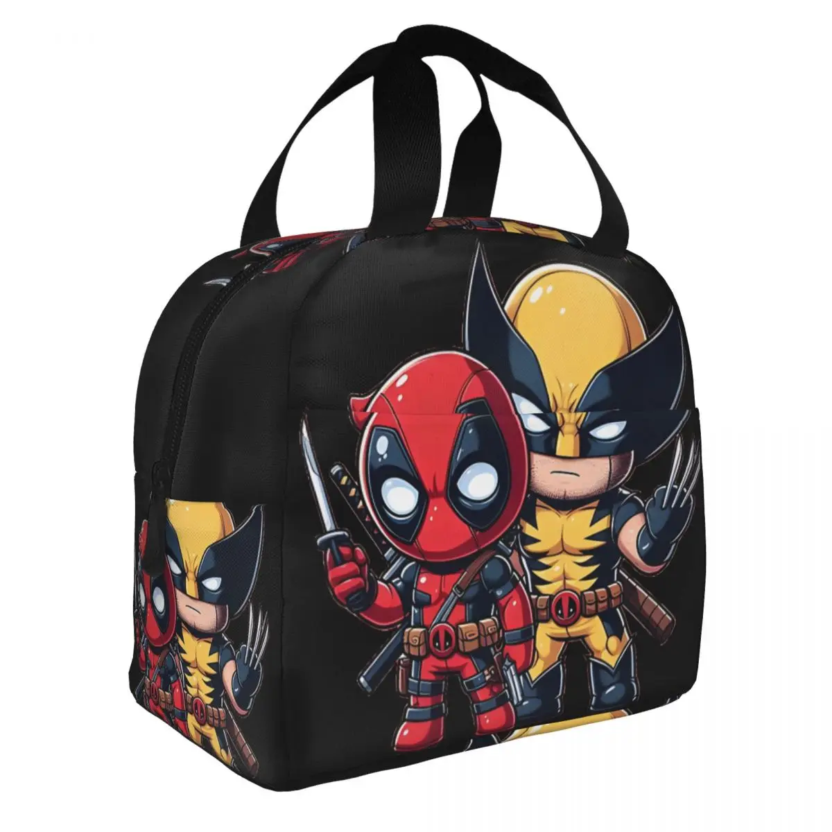 Claws & Chimichangas The Unlikely Bffs Leakproof Insulated Portable Fashion Disney Marvel Deadpool And Wolverine Lunch Bags