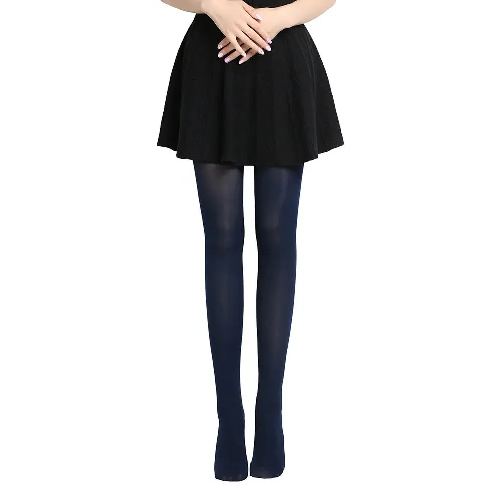 امرأة حجم كبير مثير مبهمة جوارب طويلة سميكة القدمين الإناث الدافئة الملونة لينة المخملية الجوارب سوبر مرونة شفافة طماق #6