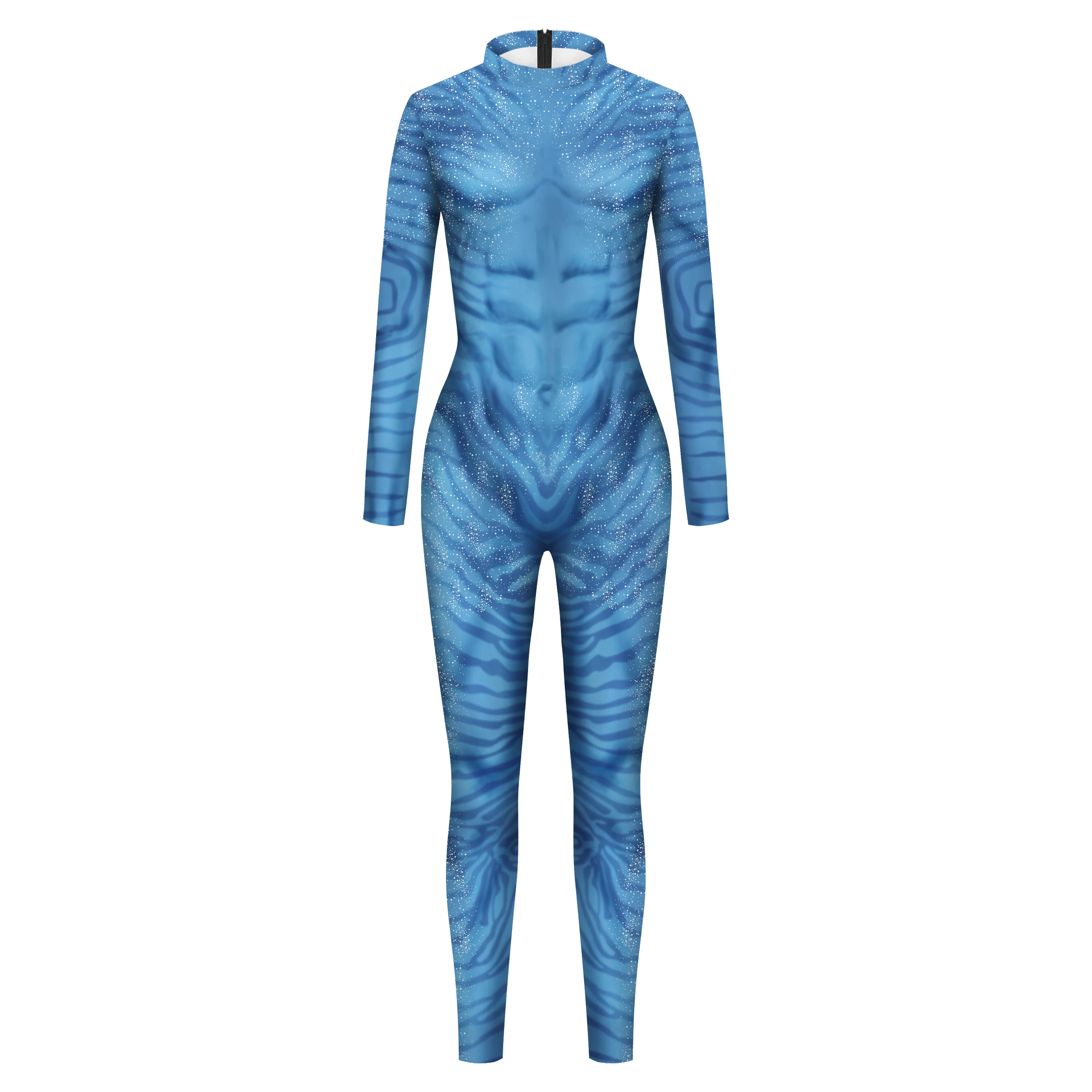 Zawaland-traje de Cosplay de película Zentai para mujer, mono con estampado 3D de Catsuit, bodys de fiesta de Festival, ropa Sexy