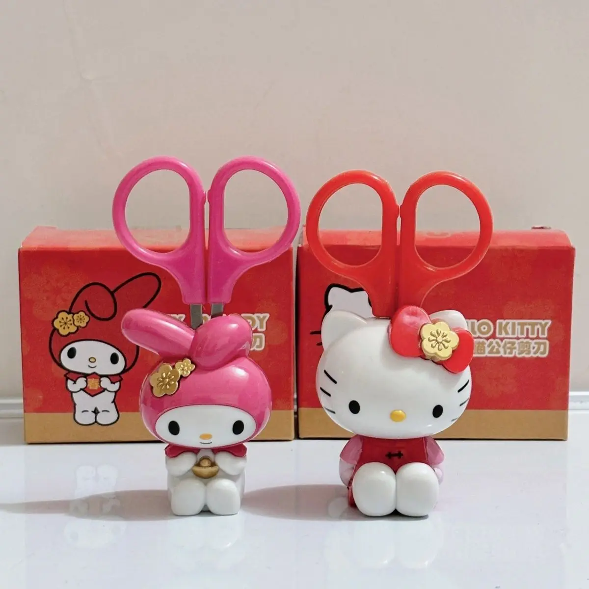 

Kawaii Sanrio Hello Kitty Mini Scissors Anime Cartoon Cute Desktop Ornament Student Scissors Girls Gifts Toys